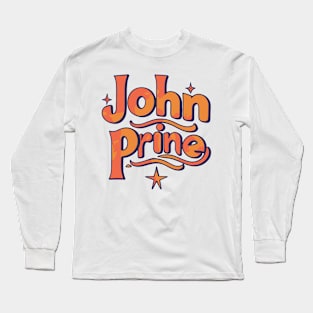 John Prine Long Sleeve T-Shirt